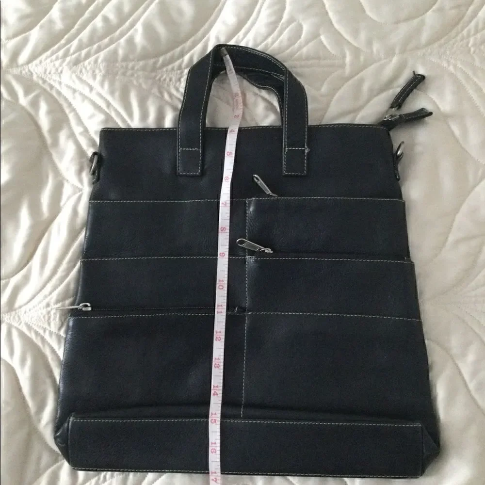 Latico Black leather tote bag